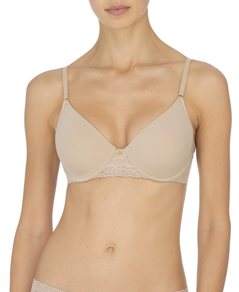 Natori Women's Bliss Perfection Contour Underwire Bra, CafÃ©, 34A - Image 1